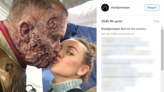 Imagen del personaje de 'Juego de Tronos' Gregor Clegane, también conocido como 'La montaña'.