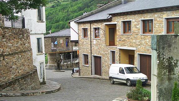 Una calle de Taramundi.
