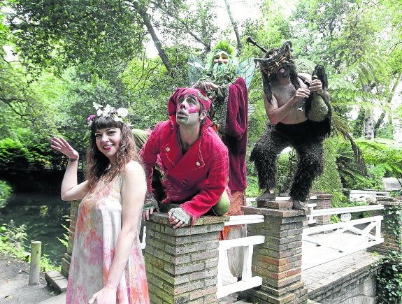 La xana, el trasgu, el oberón y el busgosu son algunos de los personajes de la nueva edición de las Noches Mágicas. 