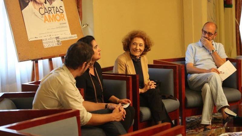 La rueda de prensa de presentación, esta mañana.