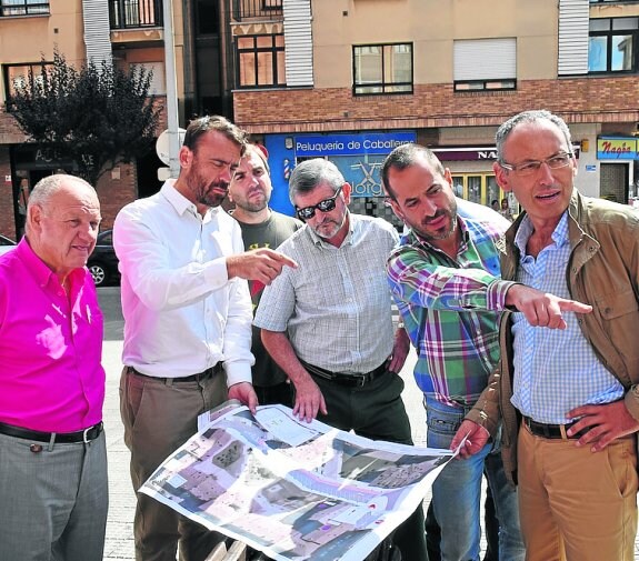 Ángel García presentó ayer el proyecto. 