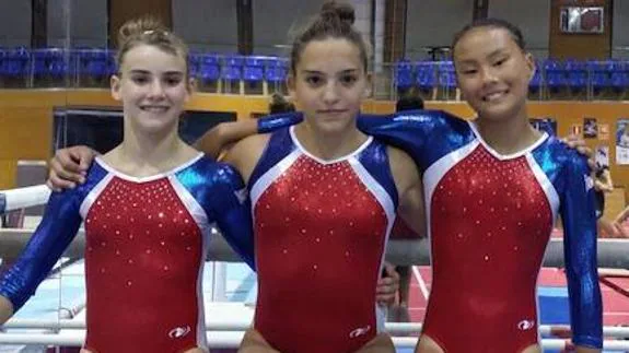 Maia Llacer, Lidia Celemín y Celia González. 