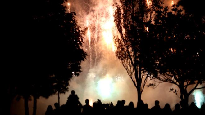 San Mateo estalla para iluminar su día más grande
