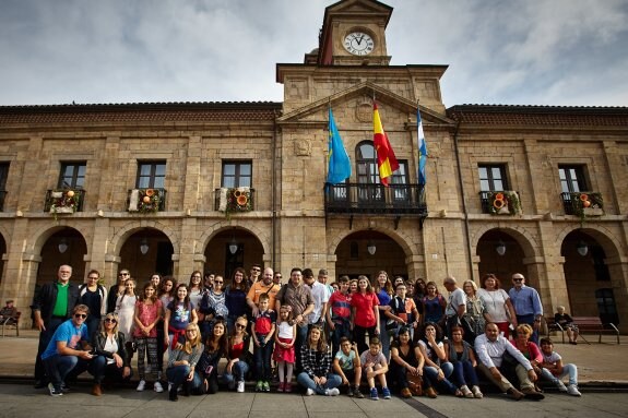 Los participantes en el hermanamiento fueron recibidos ayer en el Ayuntamiento. 