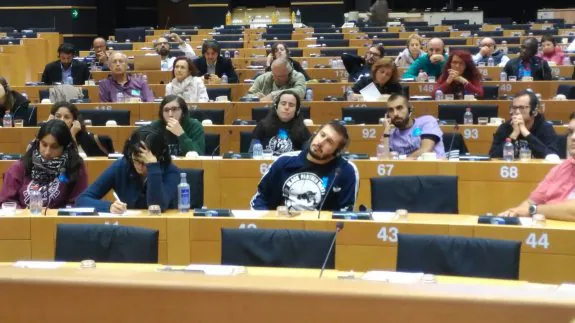 Adrián Arias representa en Bruselas a la Red Solidaria