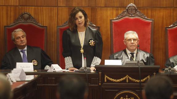 Ignacio Vidau, en el acto de apertura del Año Judicial. 