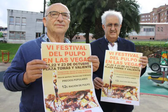 Juan Manuel González y Rafael Alonso presentan el cartel. 