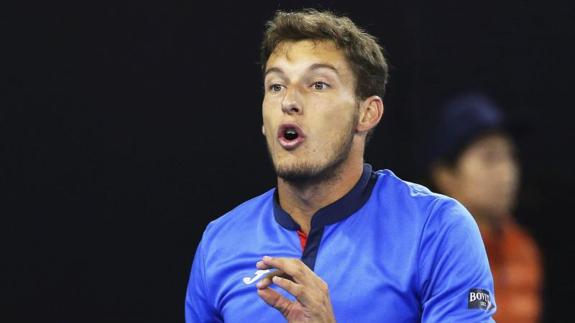 Pablo Carreño, en un partido en el Abierto de China. 