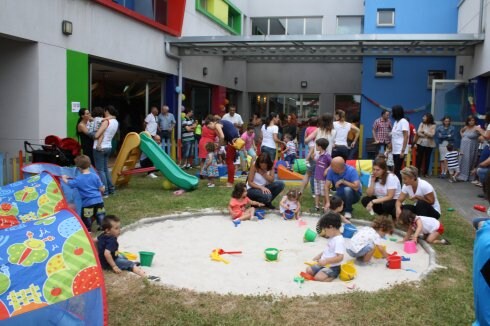 Una de las fiestas celebradas en la Escuela Infantil. 