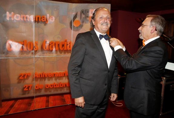 Homenaje del Cefiva a Carlos García Ochoa, su cofundador
