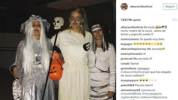 La indirecta de Alba Carrillo a Feliciano López en Halloween