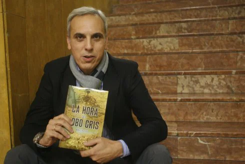 Manuel Hurtado, en la promoción de su primer libro. 