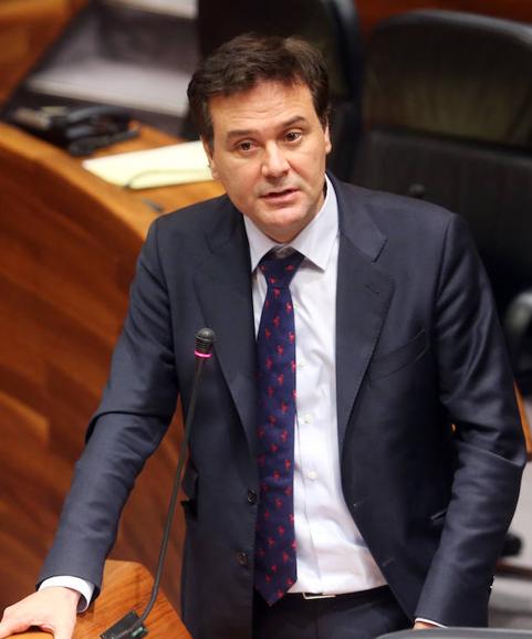 Francisco Blanco en la Junta General.