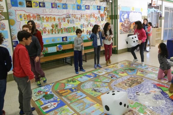 El colegio Asturias 'hace' el Camino de Santiago