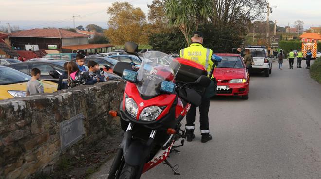 Dos niños resultan heridos en un atropello en Gijón. 