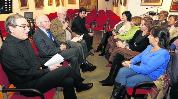 Participantes y protagonistas del recital. 