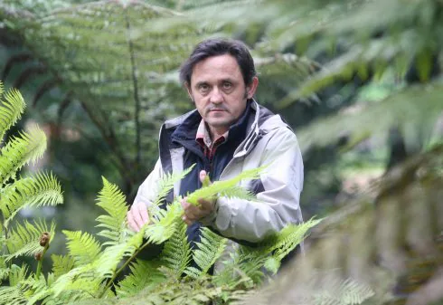 El 'hortis curator' del Jardín Botánico, Álvaro Bueno. 