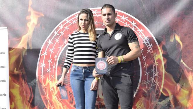 Paula y Omar se proclamaron ganadores de la Farinato Race de Gijón. 