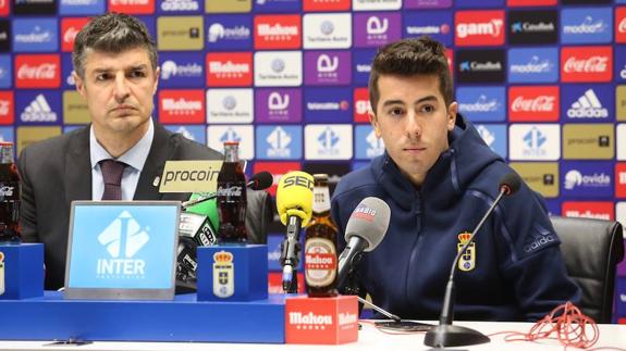 Carlos de Pena, esta mañana, durante la presentación.