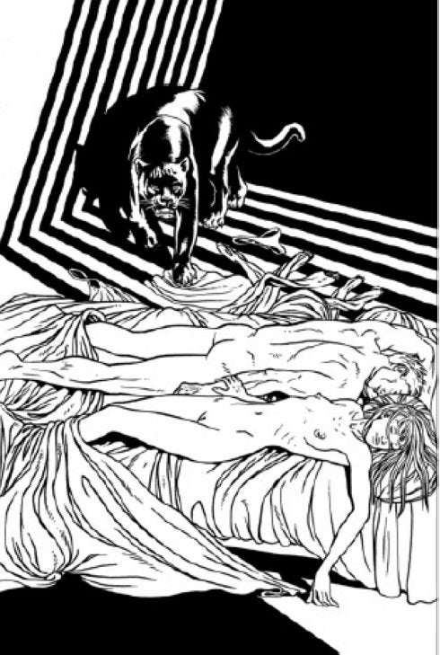 Dos de las ilustraciones de Miguel Navia para la nueva historia de Ignacio del Valle.