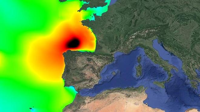 Alerta por fenómenos costeros y vientos de hasta 130 km/hora
