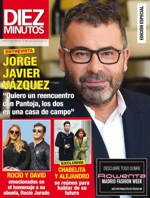 Jorge Javier Vázquez: «Quiero un reencuentro con Pantoja»