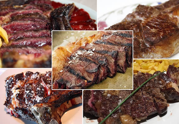 Cinco templos del chuletón en Asturias