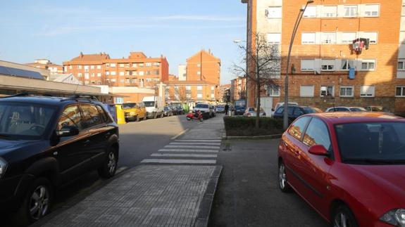 La calle Río Cares, en Gijón.