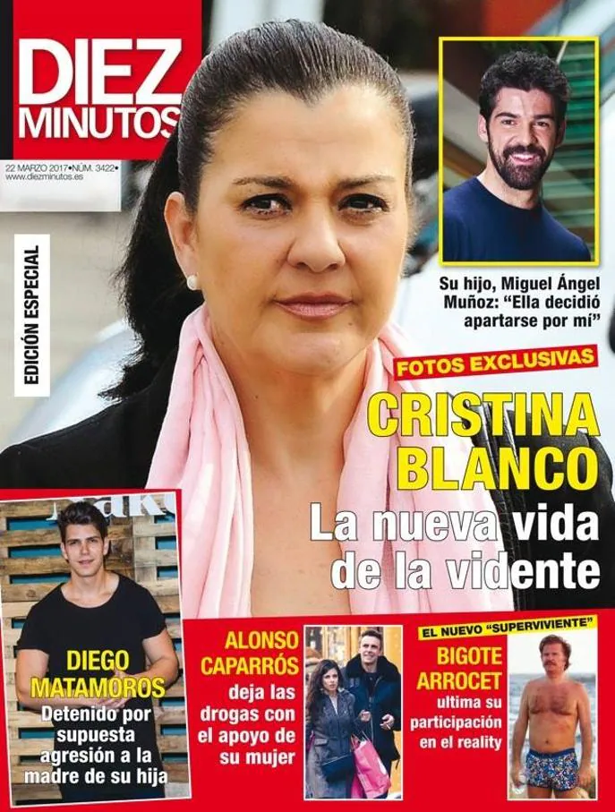 La vidente Cristina Blanco reaparece
