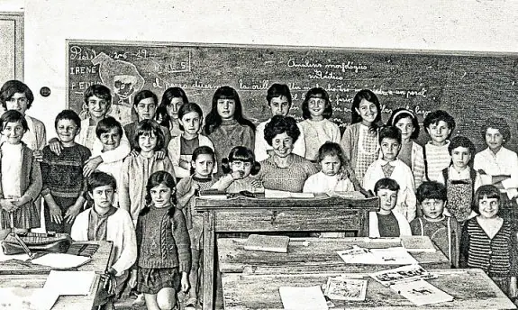 La escuela en los setenta. 