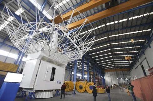 Trabajo en uno de los proyectos de Asturfeito en Avilés. 