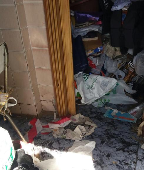 El interior de la vivienda.