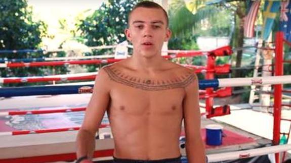 Jordan Coe, en el gimnasio.