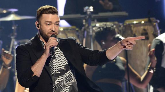 El cantante estadounidense Justin Timberlake.