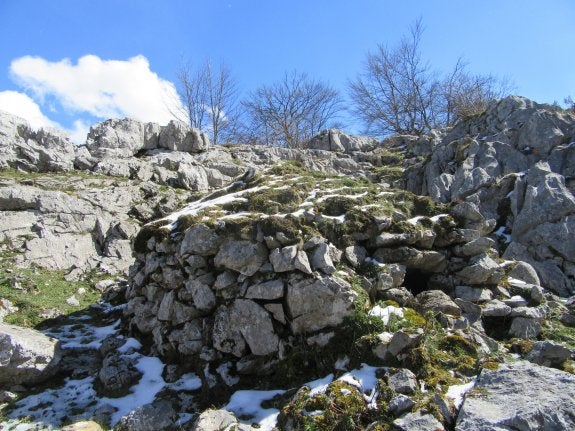 El 'corro' de Vega la Piedra, en la Montaña de Covadonga. 