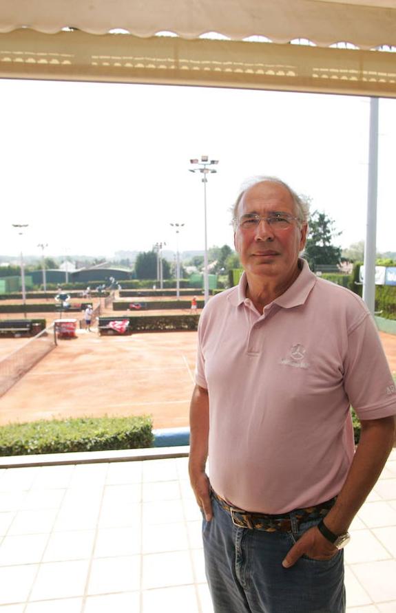 Félix Fernández, en el Club de Tenis. 