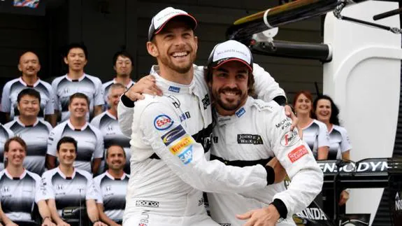 Jenson Button y Fernando Alonso han cultivado una gran amistad dentro de la F-1