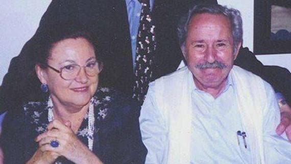 María del Carmen Isabel Mahojo y Paco Ignacio Taibo I, en México. 