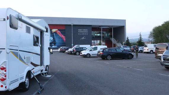 Circuito de karting Fernando Alonso, esta tarde. 