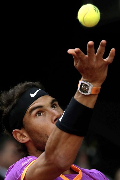 Nadal, durante la final. 