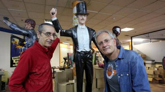 José Luis Paraja y Ángel de la Calle, durante la presentación del certamen.