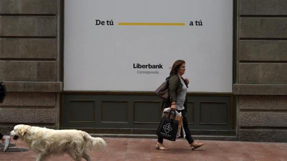 Oficina de Liberbank en Oviedo.
