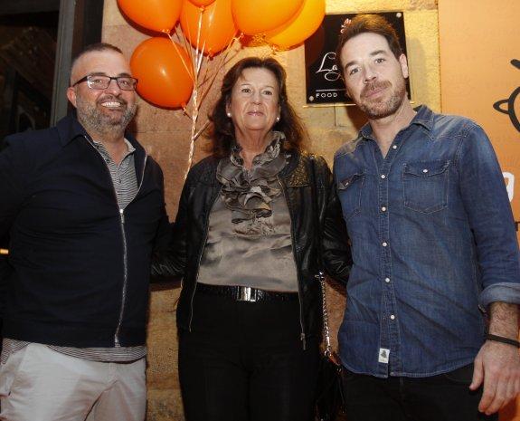 Rodrigo Roza, Margarita Collado y David Feito. 