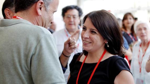 Adriana Lastra, portavoz adjunta del PSOE en el Congreso