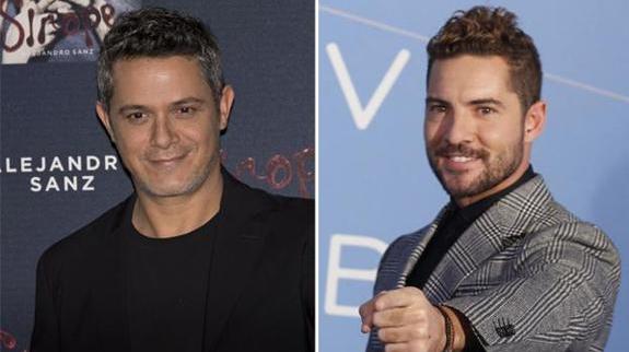 Alejandro Sanz y David Bisbal. 