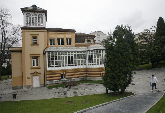 El palacete de Villa Magdalena, situado en la avenida de Galicia. 