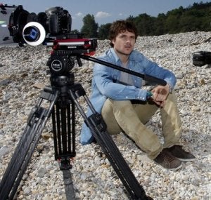 Dani Martín se toma un respiro durante la grabación. ::
N. ACEBAL