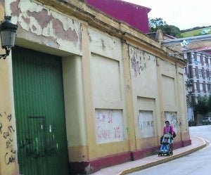 Edificio de Albo, donde se produjeron los desprendimientos. ::                             P. G.-P.