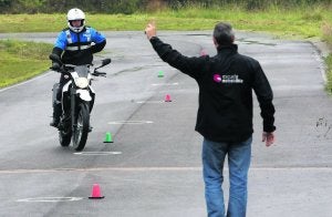 Los motoristas de la Local se van de curso