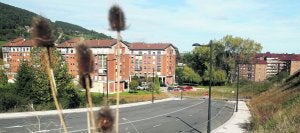 El anillo perimetral del futuro hospital muere detrás de un quitamiedos en La Estrecha. ::                             MARIO ROJAS